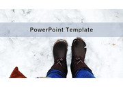 PowerPoint Template (눈, 첫눈)