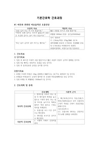 비효율적호흡양상 간호과정_비만과 관련된 비효율적인 호흡양상
