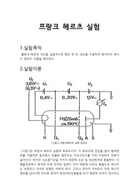 프랑크헤르츠 실험 결과보고서