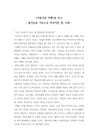 [A+자료] 영화 &#039;아름다운 비행&#039;을 보고 영화감상문