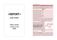 [대장암, colon cancer ] A+칭찬 받은 자료 대장암 Colon cancer case study 간호진단 5개 간호과정 3개, 오심, 급성통증, 감염위험성