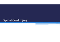 SCI (Spinal cord injury) case 발표