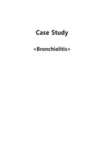 세기관지염/Bronchiolitis/Case Study