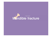 하악골 골절 Mandible fracture PPT