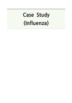 아동간호학 case study-influenza(간호진단3개 중 간호과정2개)