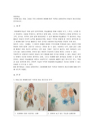 주변에 있는 아동 그림을 각자 선정하여 형태에 따른 측면을 살펴보면서 아동의 정신건강