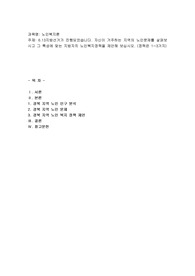 6.13지방선거가 진행되었습니다. 자신이 거주하는 지역의 노인문제를 살펴보시고 그 특성에 맞는 지방자치 노인복지정책