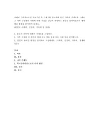 보웬의 가족치료모델 치료기법 중 가계도를 참고하여 본인 가족의 가계도