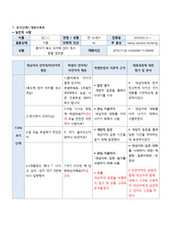 정신간호 실습 알콜중독증 대화기록표 초기단계