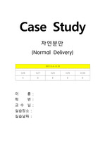 모성간호case-분만실 실습(간호진단3개, 간호과정3개, A+자료)