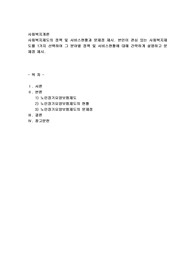 사회복지제도의 정책 및 서비스현황과 문제점 제시. 본인이 관심 있는 사회복지제도를 1가지 선택하여 그 분야별 정책 및 서비스현황에 대해 간략하게 설명하고 문제점 제시.