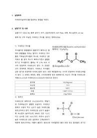 아세트아닐라이드합성예비레포트