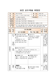 2018 초등학교 교수학습과정안