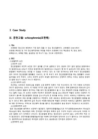 조현병 정신 케이스
