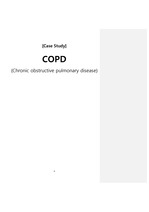 A+ CASE STUDY 만성폐쇄성폐질환(COPD) 병태생리, OP chart, 간호과정(간호진단 3개 feed back 포함)