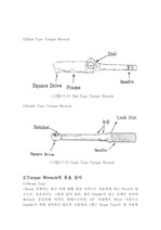 기초실습 - Torque Wrench의 종류 및 Torque의 사용방법 레포트