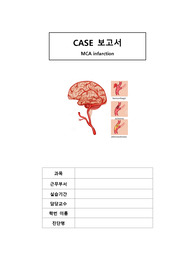 [성인간호학] MCA 뇌경색 CASE STUDY