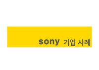 sony 소니 기업사례
