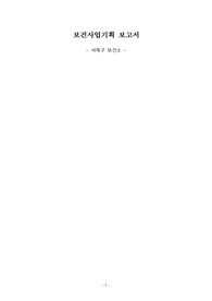 서북구 보건소 보건사업기획서 A+보장합니다. 정말 꼼꼼히 했어요!!