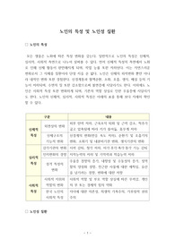 [보고서]노인의 특성 및 노인성 질환