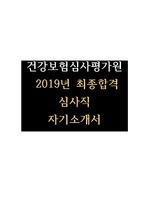 건강보험심사평가원 2019년 심사직 최종합격 자기소개서