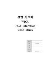 PCA infarction case study 간호진단 5개, 간호과정 5개