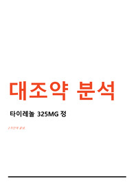 아세트아미노펜 디자인 대조약 용출 실험노트