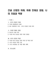건설산업의 미래, 미래 인재상 정립, 나의 자질과 역량2