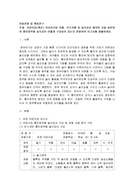 어린이집(혹은) 아이러브맘 카페, 키즈카페 등 놀잇감이 배치된 곳을 방문하여 흥미영역별 놀잇감