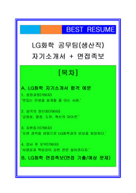 LG화학 자기소개서