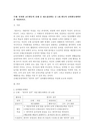 일과별 교수활동의 실제 중 대소집단활동 중 1개 활동의 단위활동계획안을 작성하시오