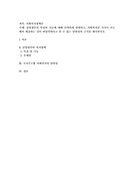 중앙정부의 특징과 기능에 대해 간략하게 설명하고, 사회복지를 국가가 주도해서 제공하는 것이 바람직하다고 볼 수 있는 당위성의 근거를 제시하시오.
