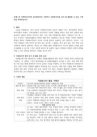 한 사회복지조직의 중간관리자로 가정하고 자원봉사자를 보다 잘 활용할 수 있는 기획안
