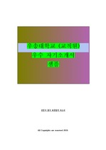 우송대학교 (교직원) 2019년도 공개채용 최종합격 자기소개서