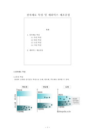 전자재료 특성 및 세라믹스 제조공정
