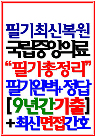 국립중앙의료원 필기시험 기출 2024