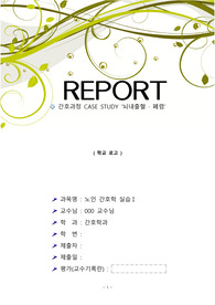[ 노인간호학 실습 A+ ] 폐렴, 뇌내출혈 case study / 간호과정 / 연구의 필요성 / 문헌고찰 / 간호사정 / 간호진단 / 간호계획 / 간호수행 / 이론적근거 / 간호평가 / 퇴원교육