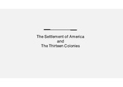 영어발달사 PPT (The settlement of America and the thirteen colonies)