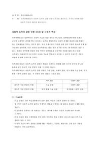 지적장애아동의 사회적 능력의 결함 유형 4가지를 제시하고, 각각의 유형에 따른