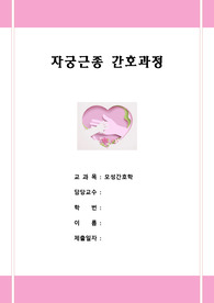 자궁근종 간호과정