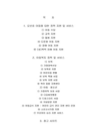 아동복지론 과제 : 아동 복지 정책 현황 조사
