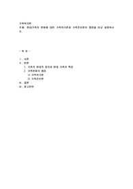 현대가족의 변화에 대한 가족위기론과 가족진보론의 쟁점을 비교 설명하시오