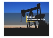 PPT양식 템플릿 배경 - 석유, 원유채굴3