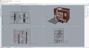 [건축설계] 네덜란드 건축가 MVRDV 주택 VILLA KBWW 라이노 모델링