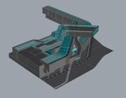 [건축설계] 자하 하디드 박물관 MAXXI 라이노 모델링