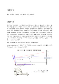 [일반물리학실험] 광학지레
