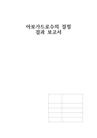아보가드로수의 결정  결과 보고서
