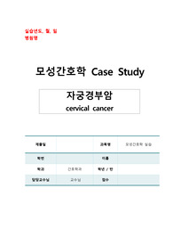 모성 실습 Case Study (자궁경부암) 진단 4개, 과정 3개