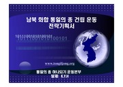 메이저 남북화합 통일의종 건립 전략기획서