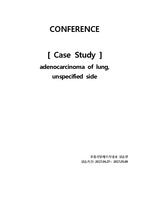 폐암 case study (간호진단 5개, A+)